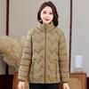 2025 Зимняя женская короткая стеганая куртка в западном стиле, новая тонкая хлопковая куртка большого размера, облегающая куртка