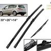 For Ford Galaxy 2006-2008 Front and Rear Wiper Wiper Blades 30 + 26 + 16 Wiper Wipers