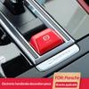 Защитная наклейка на кнопку открытия окна двери автомобиля F для Porsche Cayenne Macan Panamera, наклейка на электронный ручник, автоаксессуары