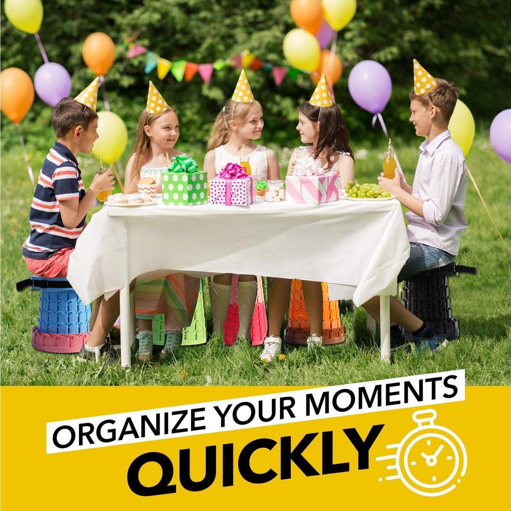 ALEVMOOM Upgraded Folding Height Load Seat Cushion 8th Generation Folding Folding Outdoor Outdoor Folding Sports Indoor and Outdoor Cushion and