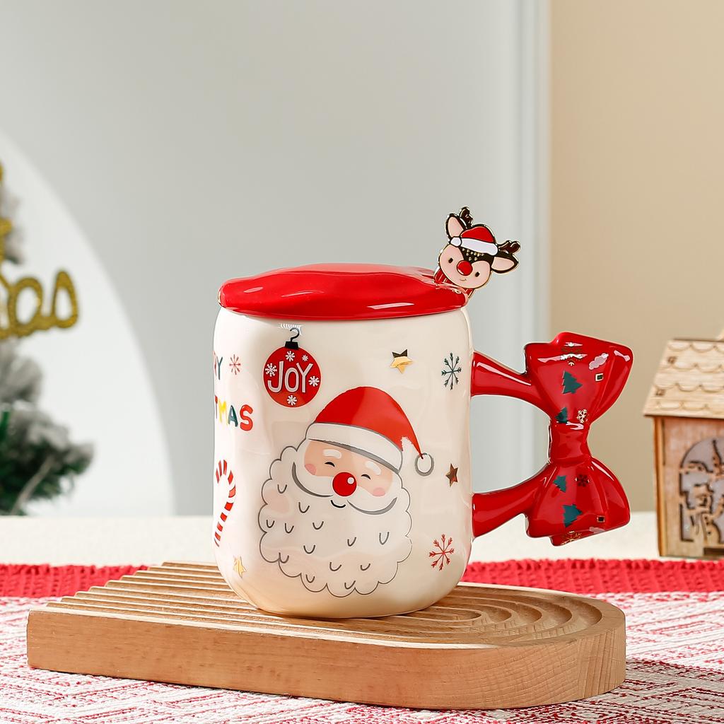 Creative Santa Claus Ceramic Cup Christmas Cup High Precision Mug Christmas Water Cup