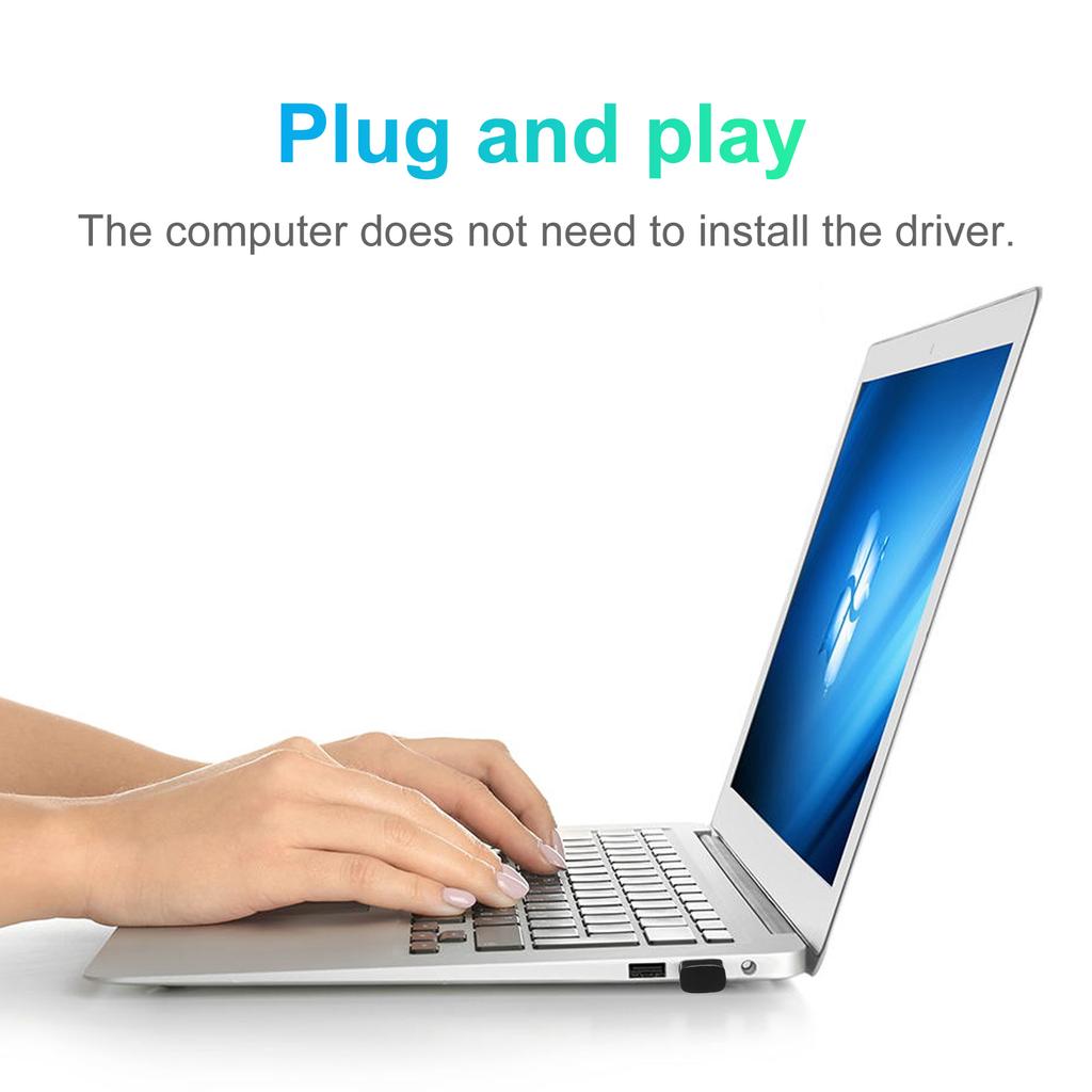 USB BT Transmitter 5.0 Audio Adapter for Video Conferencing and Calls, Plug and Play, Compatible