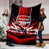 Arsenal F.C Theme Printed Blanket - Perfect for Couch, Bed, Travel & Outdoor Use | Machine Washable, Cozy & Durable.
