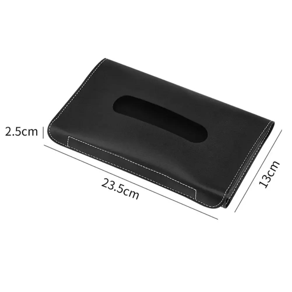 1Pcs Car Sun Visor Tissue Box Holder Car Tissue Box Auto Interior Storage Decoration For Universal Car Accessories