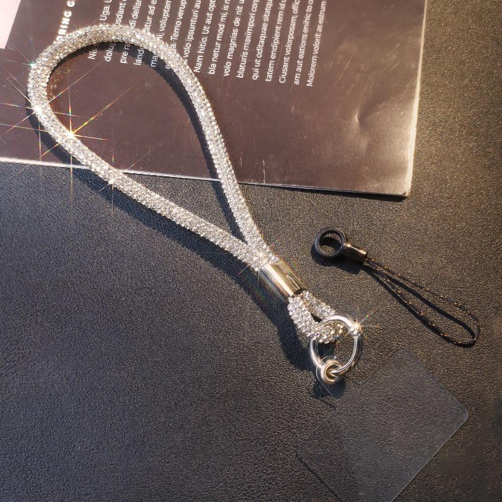 Блестящий шнурок для телефона со стразами Bling Bling Anti-lost Wrist Cable Аксессуары для телефона