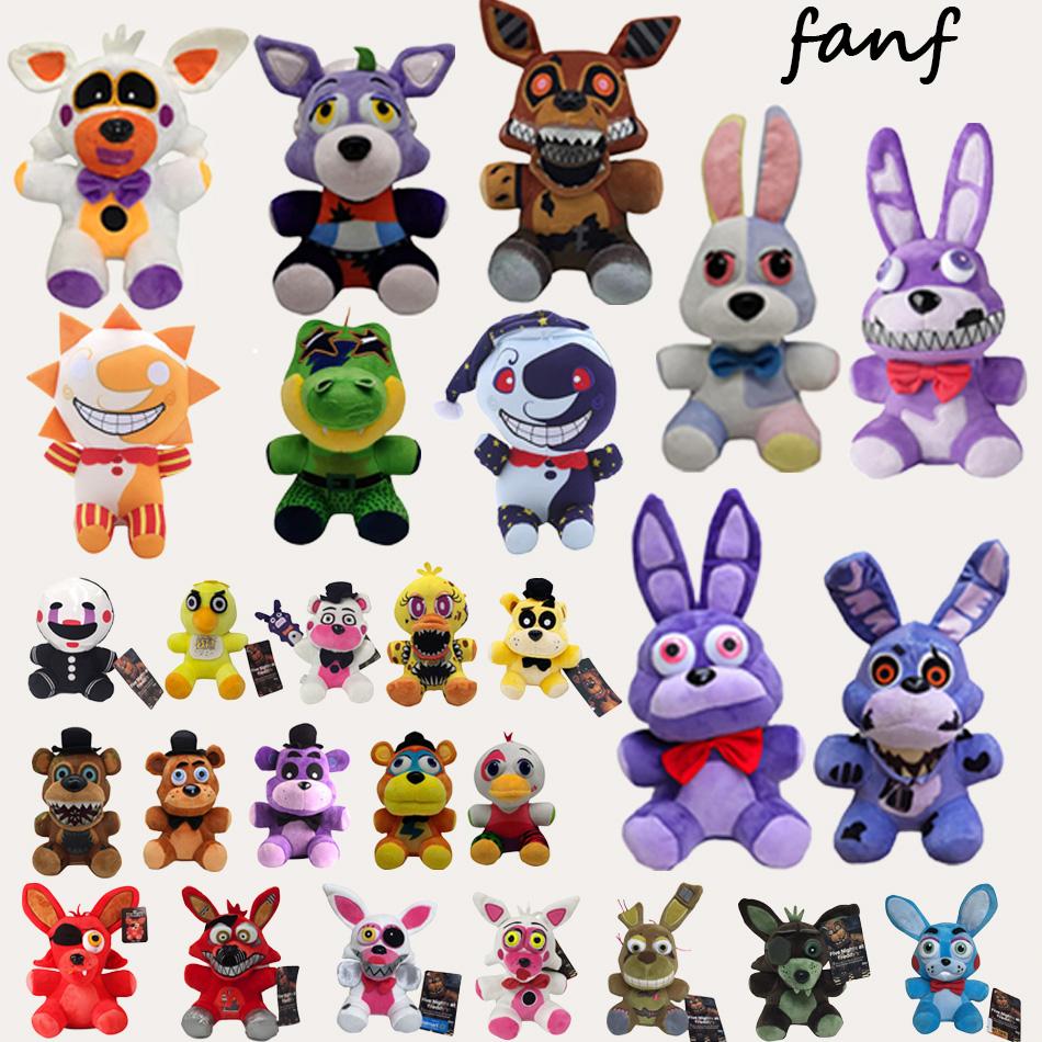 Новые Пять Ночей у Фредди Fnaf Милые Плюшевые Игрушки Игровая Кукла Бонни Медведь Фокси Мультяшная Мягкая Игрушка Фредди Игрушки для Детей Подарок