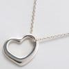 ТИФФАНИ&Ко. Колье «Открытое сердце» Elsa Peretti Серебро 925 пробы сердце 2,2 г Женское Б/у