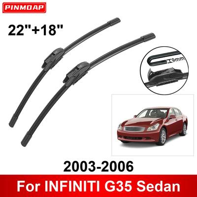 2 дворника 22" 18" передние дворники сменные подходят для INFINITI G35 Sedan 2003-2006, щетки стеклоочистителя оригинальное оборудование щетка стеклоочистителя