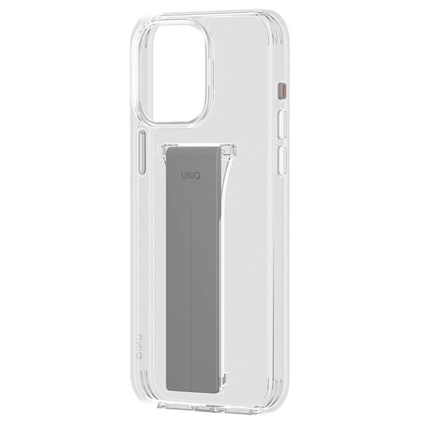 Uniq Heldro Mount Case With Stand Iphone15 Pro Max 6.7 Transparent/Lucent Clear