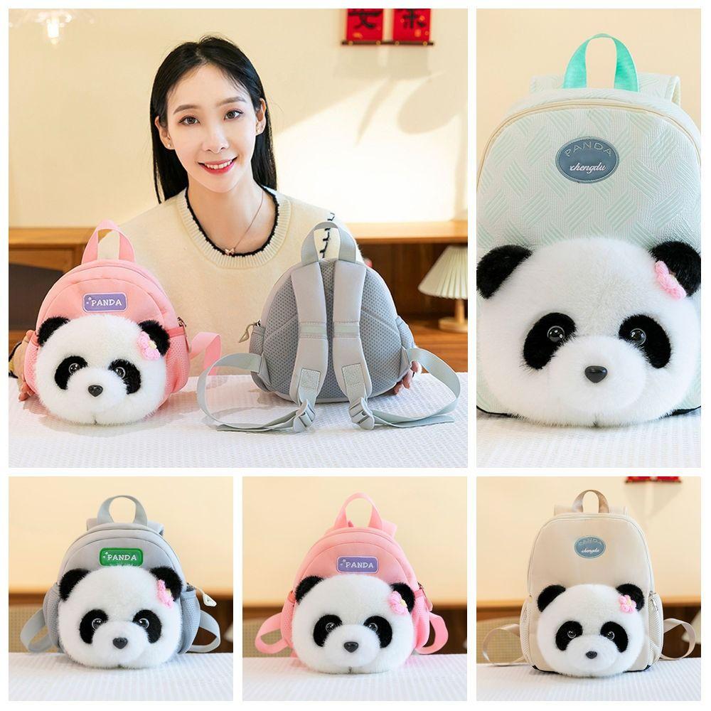 Детский рюкзак в форме панды, мультяшный рюкзак с пандой, рюкзаки для начальной школы, начальная школа