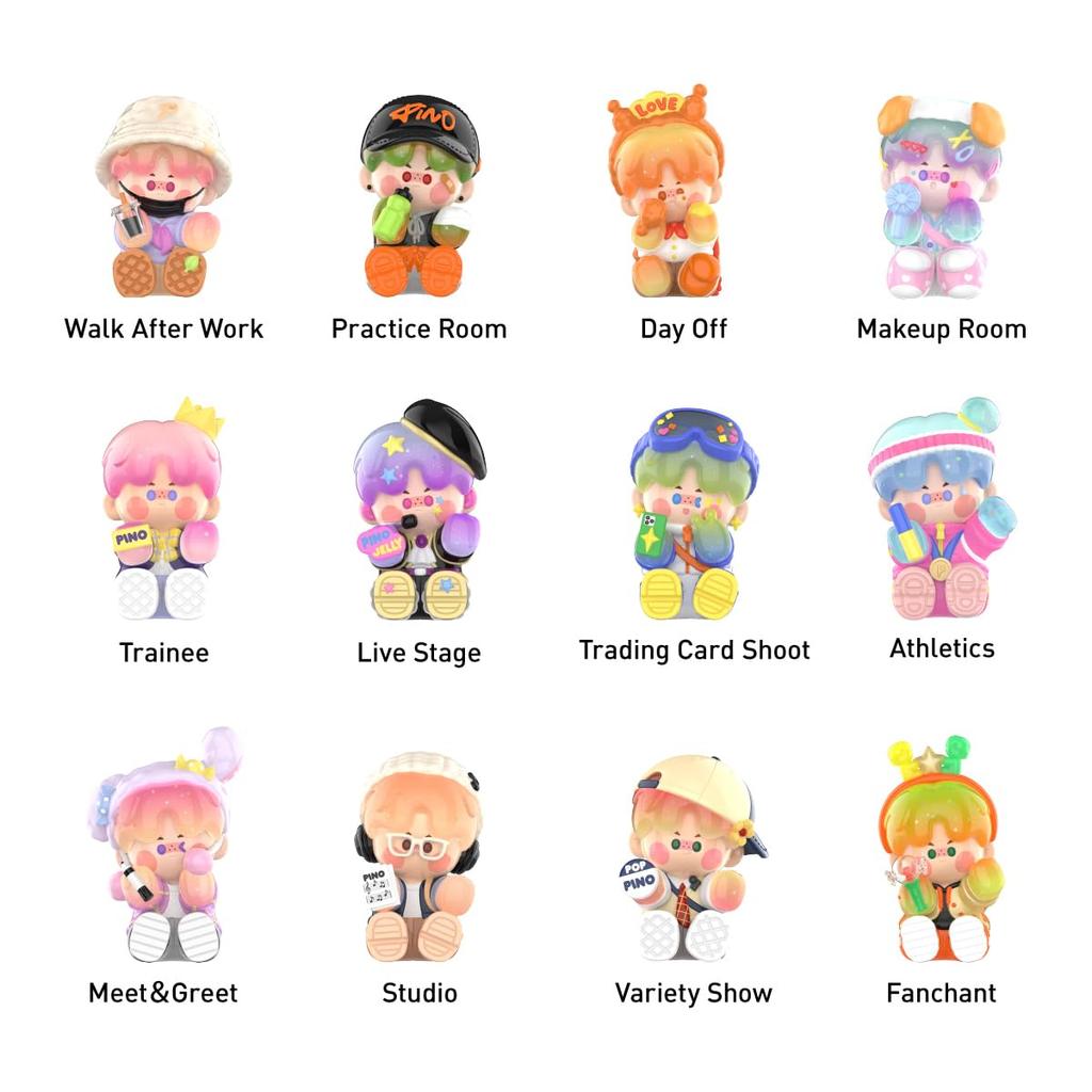 POP MART PINO JELLY Star Project Series Box 12 Pop Mart Gacha Gacha Figure Plastic Model Premium Toy Soft Vinyl Original Character Birthday Present