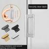 Anti-lock Door Buckle Aluminum Alloy Safety Door Lock New Guard Clasp  Door