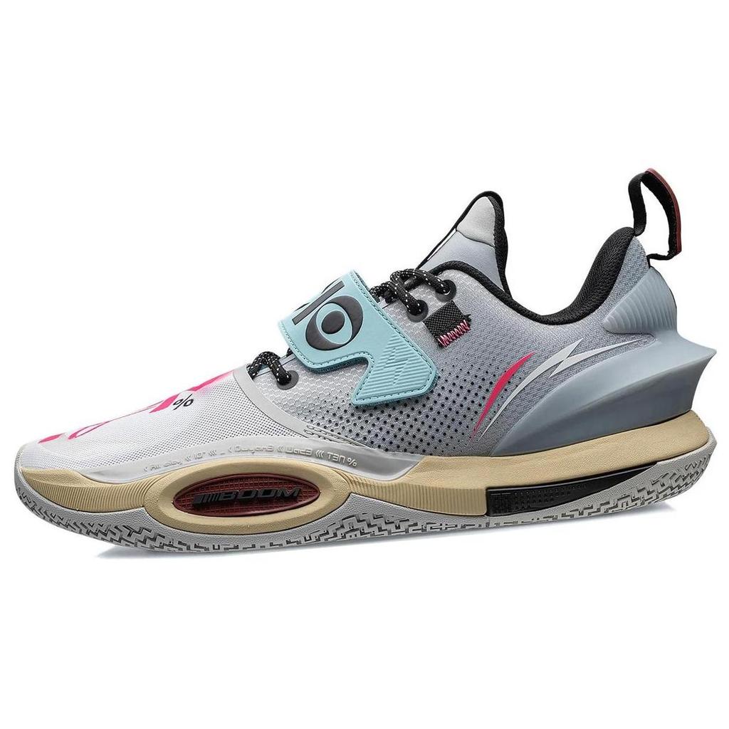 Li Ning All City 10 V2 Коллекция Wade Dreamer Нескользящие, Устойчивые к истиранию, Упругие Низкие Баскетбольные кроссовки ABAS059-12