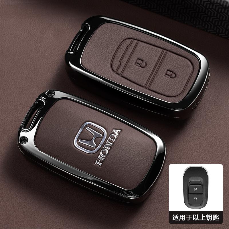 Styling Zinc Alloy Car Smart Key Case Cover Holder Shell For Honda 2022 2023 2024 Accord Civic HR-V CR-V Pilot Sport SI EX EX-L YY1