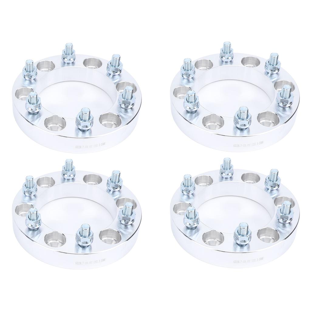 4 шт. 30 мм 6-болтовые проставки для колес Адаптеры-проставки для колес из алюминиевого сплава Замена для Mitsubishi L200