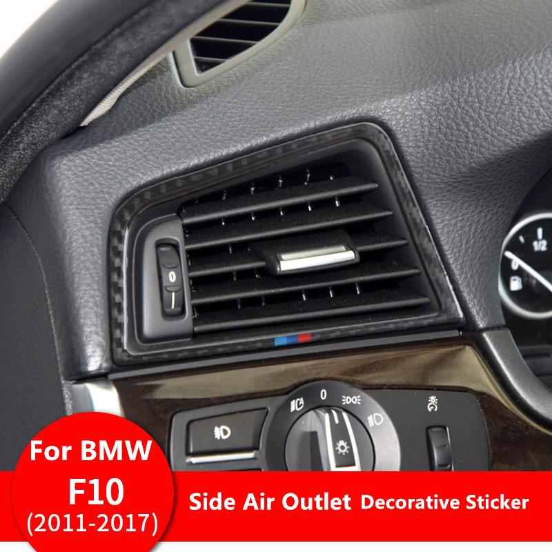 Мягкие наклейки из углеродного волокна на выходе воздуха, накладка, Стайлинг автомобиля для BMW 1 2 3 4 5 7 Series X1 X3 X4 X5 X6 F30 F10 F15 F16 G30