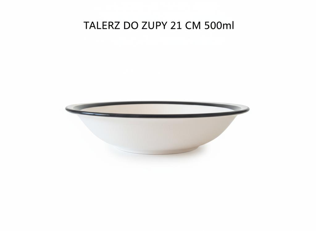 Soup Plate For Dinner Or Breakfast 500Ml Ceramic Ø 21 Cm For Serving
