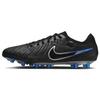 Tiempo Legend 10 Artificial Turf Leather Shock Absorbing Non-Slip Soccer Shoes Unisex Soccer Shoes Black DV4334-040