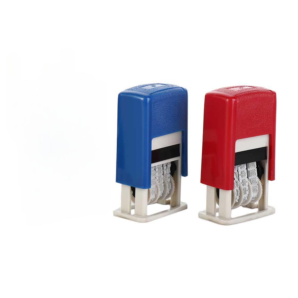 DIY Handle Account Date Stamps Stamping Automatic Ink Return Mini Self-Inking Stamps For Office Supplies Date Wheel Stamp