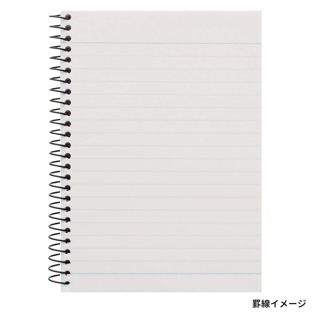 Блокнот Maruman Memo Spiral Ring A6, горизонтальная линейка, 6 мм, 10 книг, ассорти N670X10SET