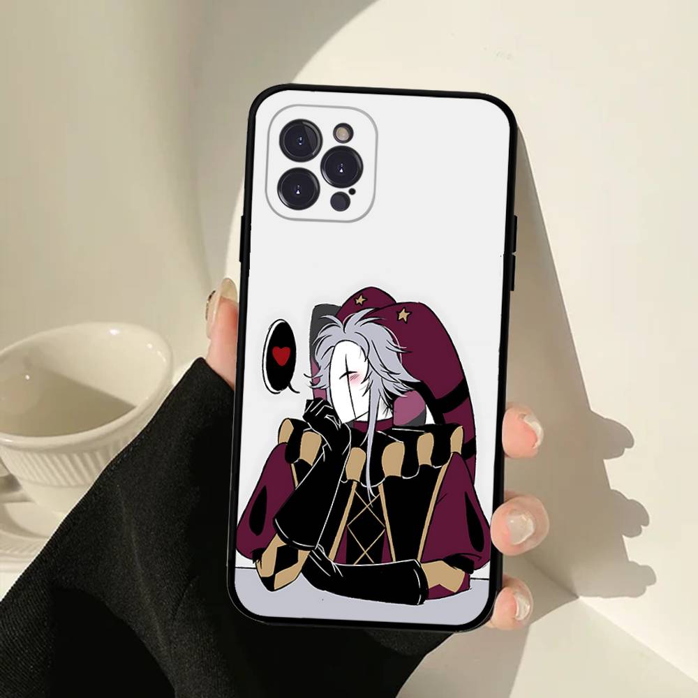 Чехол для телефона 'Цирк уродов' Пьеро для iPhone 17 16 15 14 11 12 13 Pro Max Plus Mini Мягкая задняя крышка