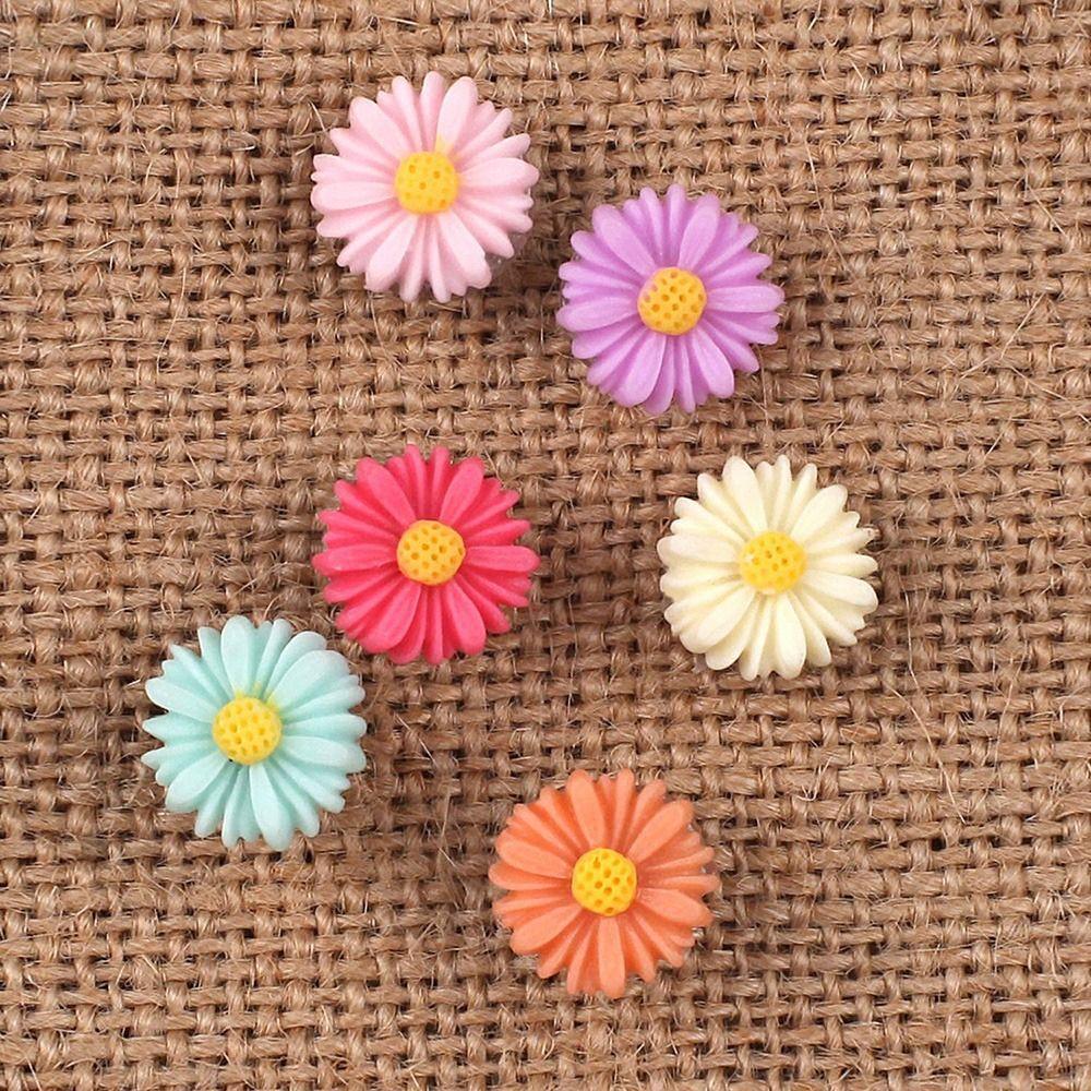 Board Pins Rose/Sunflower/Daisy Shape Photo Wall Nail Push Pins Thumbtack Decorative Drawing Pins
