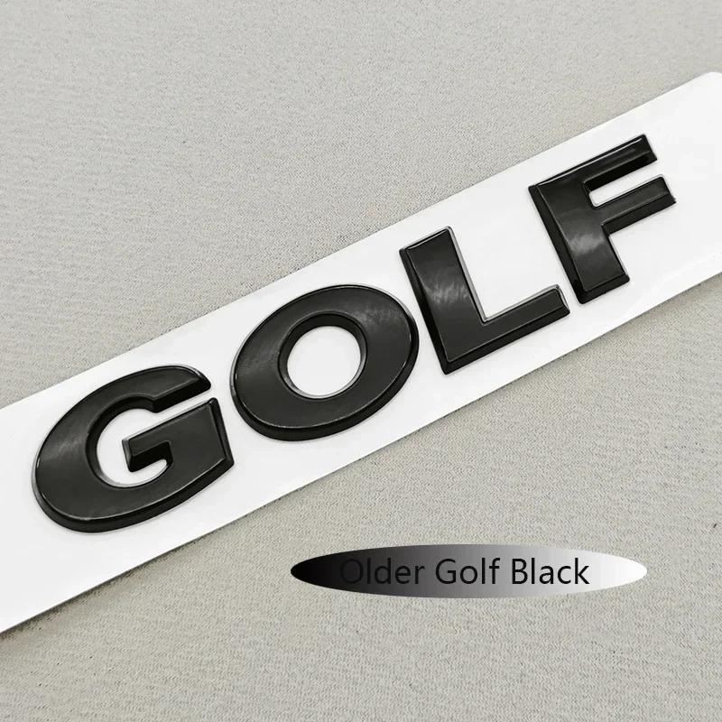 3D ABS Logo Golf Emblem Letters Badge For Volkswagen VW Golf 4 5 6 7 8 MK4 MK5 MK6 MK7 MK8 Car Rear Trunk Sticker Accessories VP3