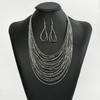 Bohemian Multilayer Seed Bead Necklace Set – European & American Style