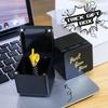 Смешная подарочная коробка-сюрприз со средним пальцем - Черная шуточная игрушка на Рождество, Коробка-розыгрыш, Шуточный подарок