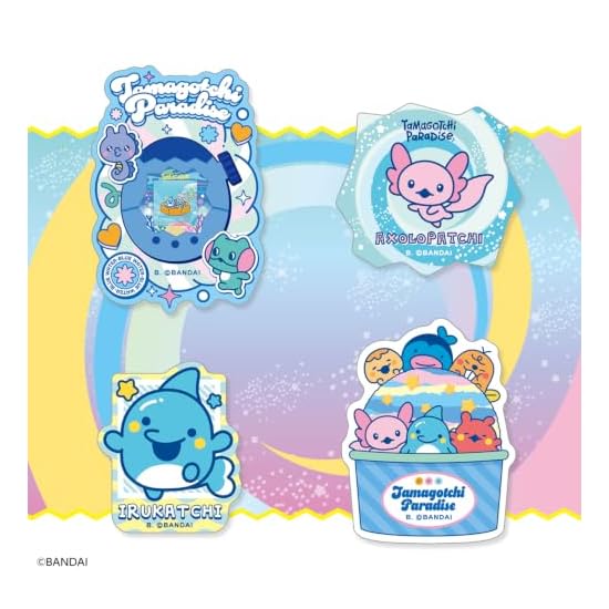 [BANDAI] Tamagotchi Die-cut Sticker Set 4 (Pack) (1 BOX of 20 pieces)
