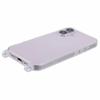 For iPhone 16 Case TPU 1.8mm Clear Phone Cover with Lanyard Holes