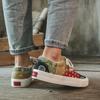Autumn Retro Canvas Shoes Men's Cashew Color Trend Hip-hop Board Shoes Men's New Couple Low-top Shoes