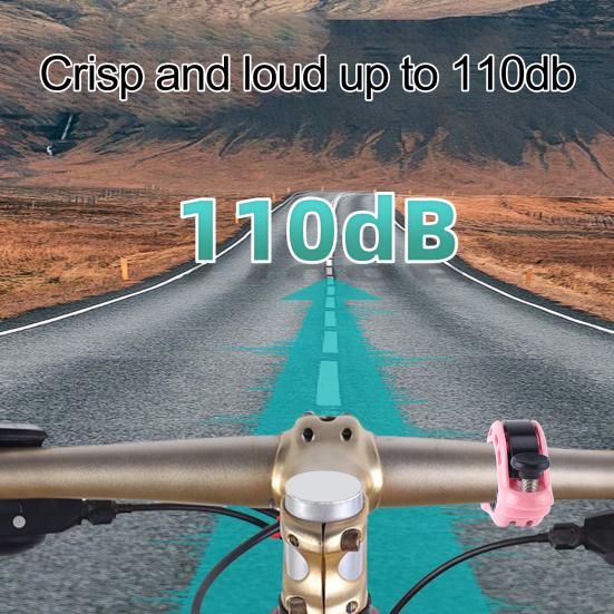 Велосипедный звонок из алюминиевого сплава для велосипеда для взрослых и детей, громкий 110 дБ