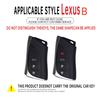 DJSZ3 Zinc Alloy Car Key Case Fob Cover Shell for Lexus UX200 UX250h ES200 ES300h ES350 US200 US260h 2018 2019 Protector Accessories
