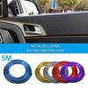 5M Car Style Interior Trim With Decorative Molding Fascia Dashboard Door Edge Universal Car Parts