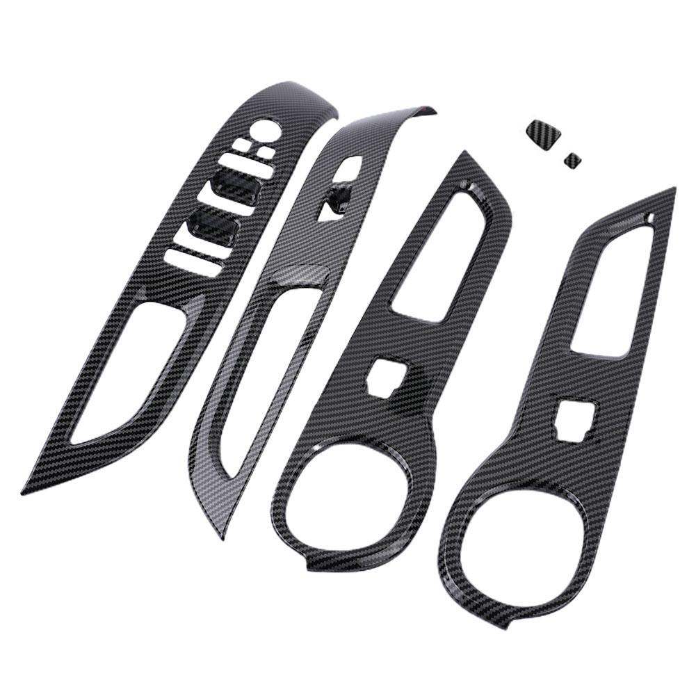 Модная отделка переключателя панели ABS, простая установка, защита от царапин, подходит для Hyundai Santa Cruz 2022, комплект из 6 шт.