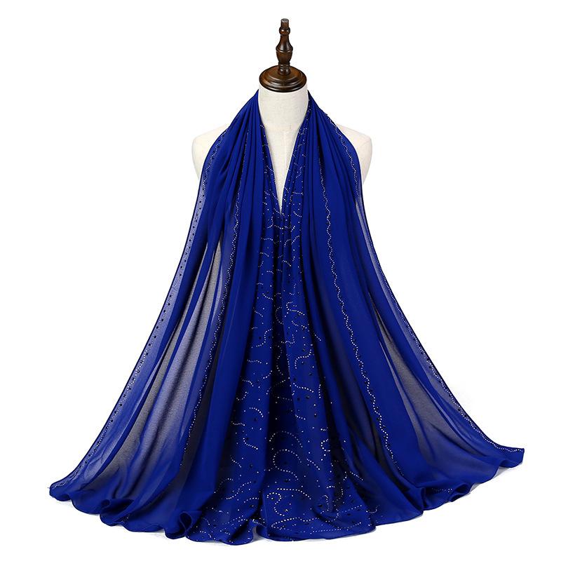 Новый Летний Роскошный Элегантный Женский Шелковый Шарф Пляжный Накидка Шаль Шифоновая Блестящая Бандана Защита от Солнца Хиджаб Женский Шарф Парео Платок