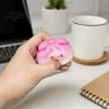 Portable Stress Reliever 12Pcs Cartoon Bow Dumpling Squeeze Toy with Steamer Box, Slow Rebound Decompression Steamed Bun Sensory Toy, Dough