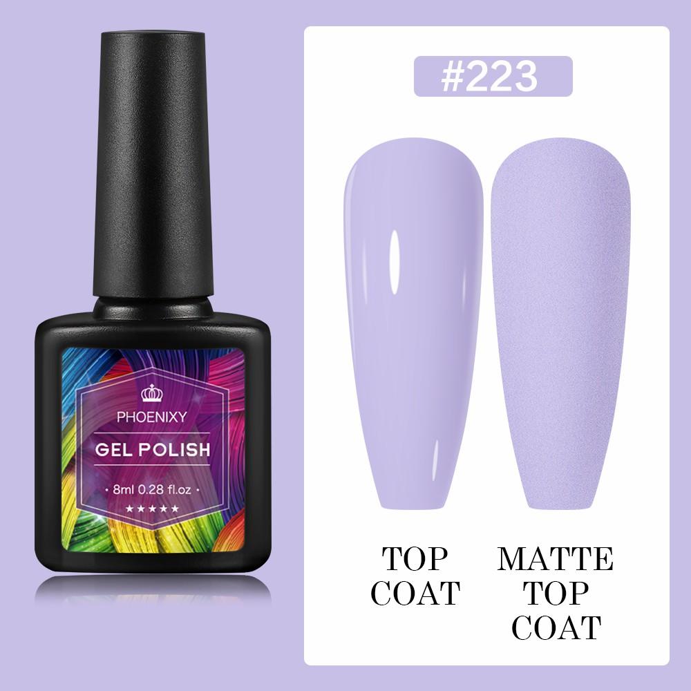 PHOENIXY 8 мл гель-лак для ногтей, полуперманентный гель, блестящий гель, отмачиваемый блестящий стартовый набор, маникюрный набор для маникюрного салона