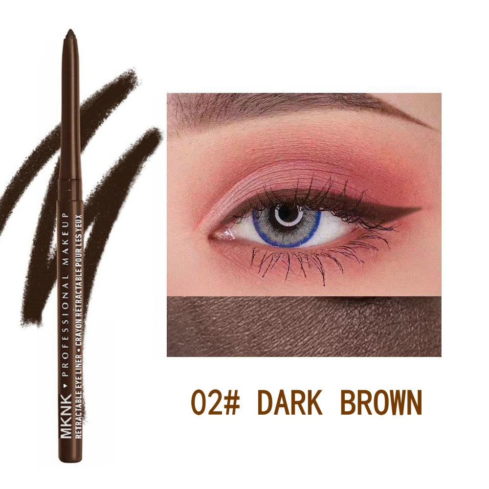 8-цветные автоматические выкручивающиеся гелевые карандаши для глаз: Водостойкая, не размазывающаяся, стойкая, легко наносится и обеспечивает легкое нанесение макияжа глаз