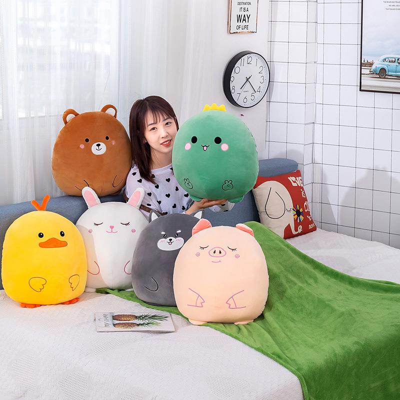 Плюшевая игрушка-подушка-одеяло «два в одном»