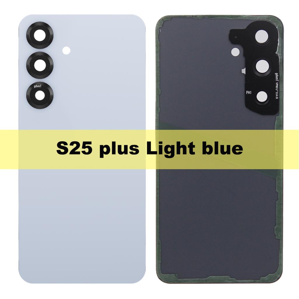 Для Samsung Galaxy S25 S25 plus S931B S931B/DS S936 S936U Задняя крышка Ремонтные части Дверца с линзой Заднее стекло Крышка аккумулятора