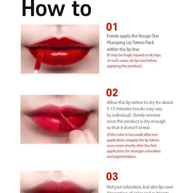 MAXCLINIC - Catrin Rouge Star Plumping Lip Tattoo Pack - 3 Colors