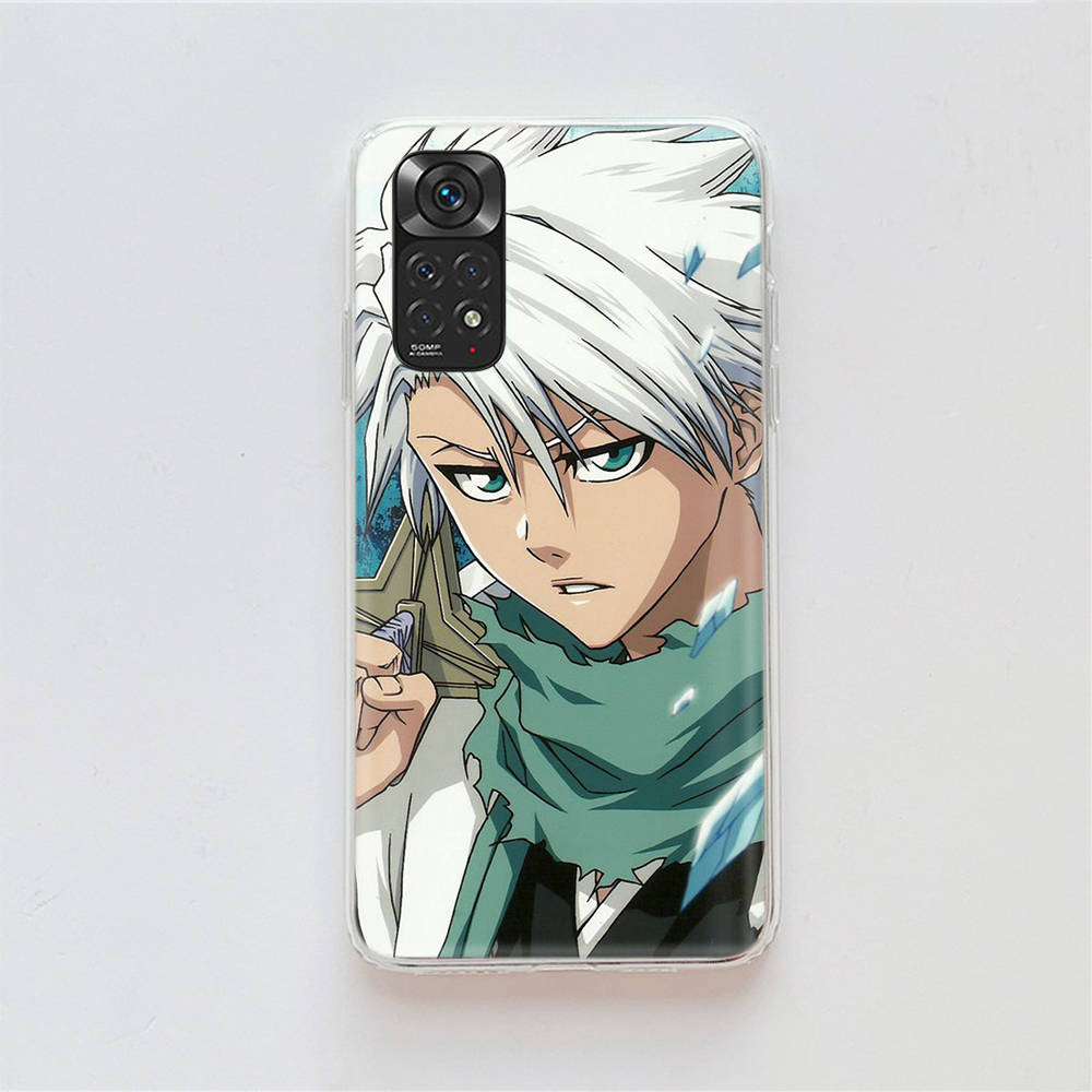 Чехол DT31 Bleach Anime для Samsung A04 A14 A23 A34 A54 M23 M33 M52 M53 Realme 10 9 C30S C35 C55 VIVO Y02S Y21 Y33S Y51 X80 Pro Прозрачный чехол