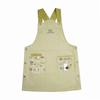 Apron with Buttons On Both Sides 258501 Beige [Kusuguru Japan] Cat-shaped M-L