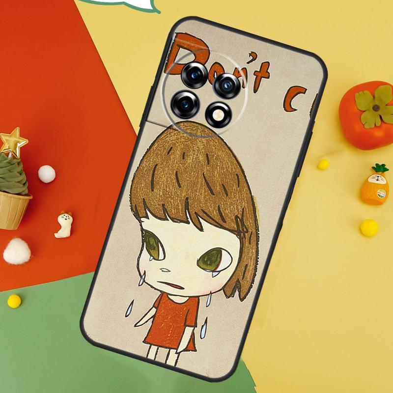 Мультяшный Эстетичный Задний Чехол Yoshitomo Nara Для OnePlus 15 13R 13 13T 12 12R 11 10 10T 8T Nord CE 5 2 3 4 Lite N20 N30 Чехол