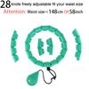 32/24/28 Section Adjustable Sport Hoops Abdominal Waist Exercise Detachable Hoola Massage Fitness Hoop Training Weight Loss