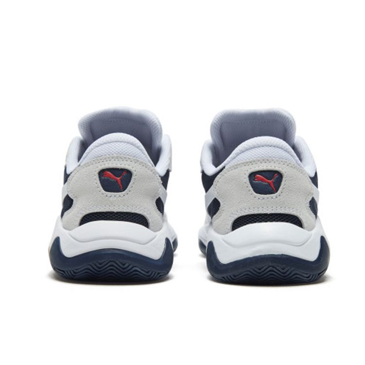 Puma Storm Adrenaline Sports Прочные Повседневные Кроссовки с Низким Верхом Унисекс Повседневная Обувь Черно-Белые 369797-01