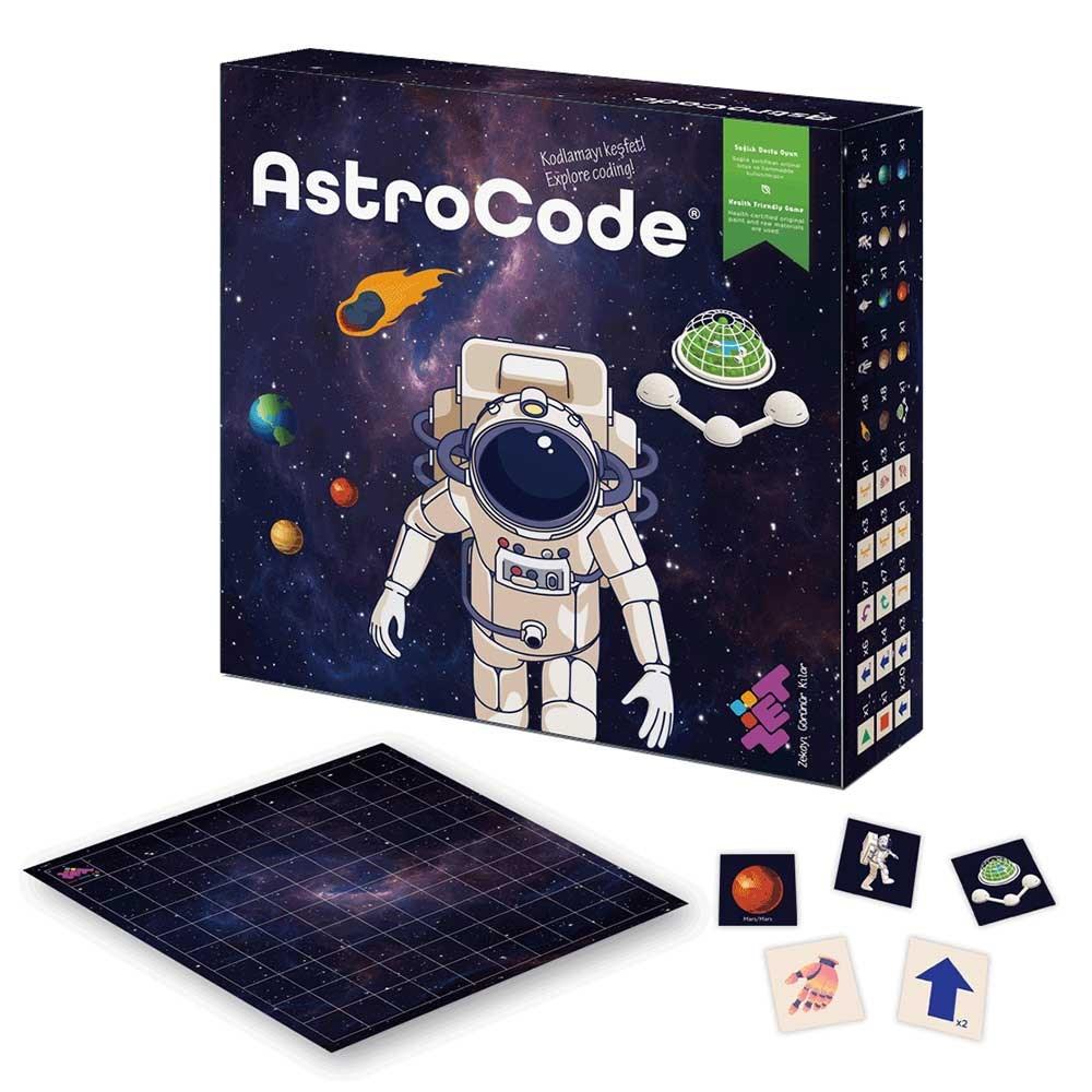 ASTROCODE Coding Game Age 5+ 1+ Player English-Turkish