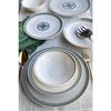 Verona Premium Porcelain Dinner Set 24 Pieces For 6 Persons Green Flower Pattern